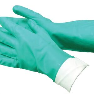 Ambitex Pro Green Nitrile Gloves, Med.