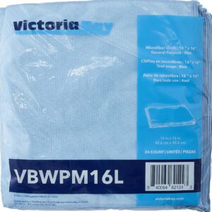 VB CLOTH MICROFIBER 12X12 BLUE OR RED 24/PK