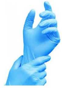 Victoria Bay Blue Nitrile Powder Free 3 mil Exam Glove - Medium-1 BX