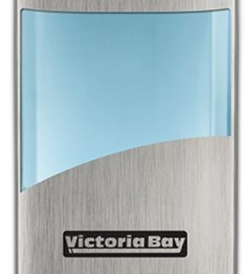 Victoria Bay Touch Free Hand Soap Dispenser - 1200 mL, Brushed Metallic/Black
