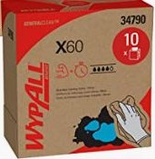 Wypall X60 POP-UP WIPER-WHITE 126 sheets per bx