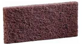 3M doodlebug brown scrub n strip pad-each