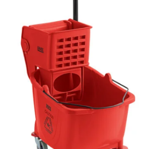 LAVEX 35 Qt Red Mop Bucket with Wringer