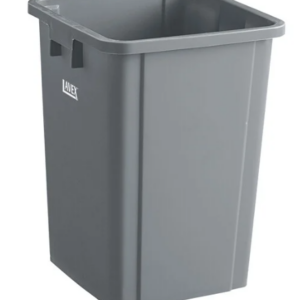 Lavex Gray Plastic Trash Can 19 Gallon